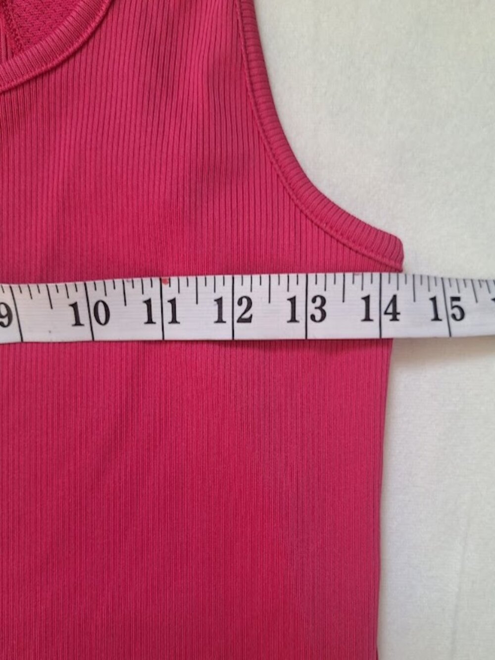 Under Armour Pink Ribbed Racerback Tank Top Size M - Picture 6 of 7
